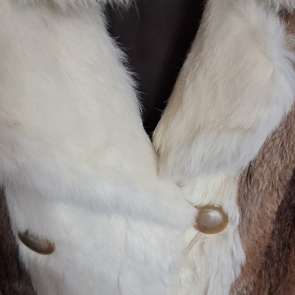 Source Unknown Brown and Cream Teddy Jacket - Picture 5 of 14
